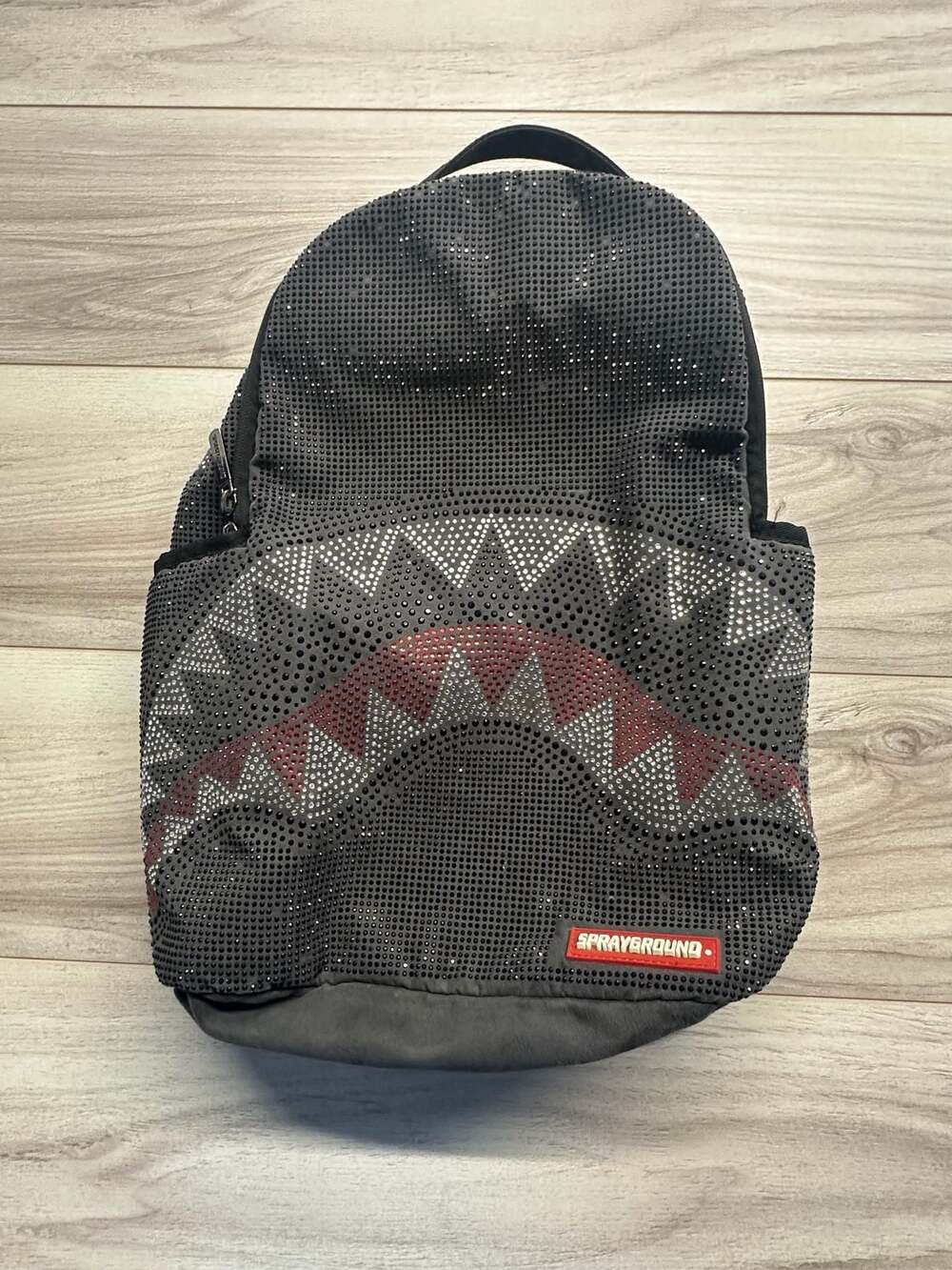 Sprayground Limited Edition Rhinestone Shark Mouth Backpack